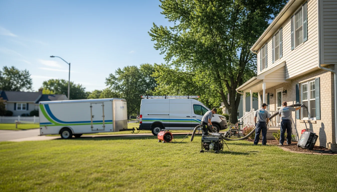 Flooded Basement Restoration And Cleanup With Repair in Dexter, MN near me